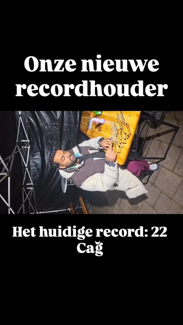 Record: 22 spiesen cağ kebab